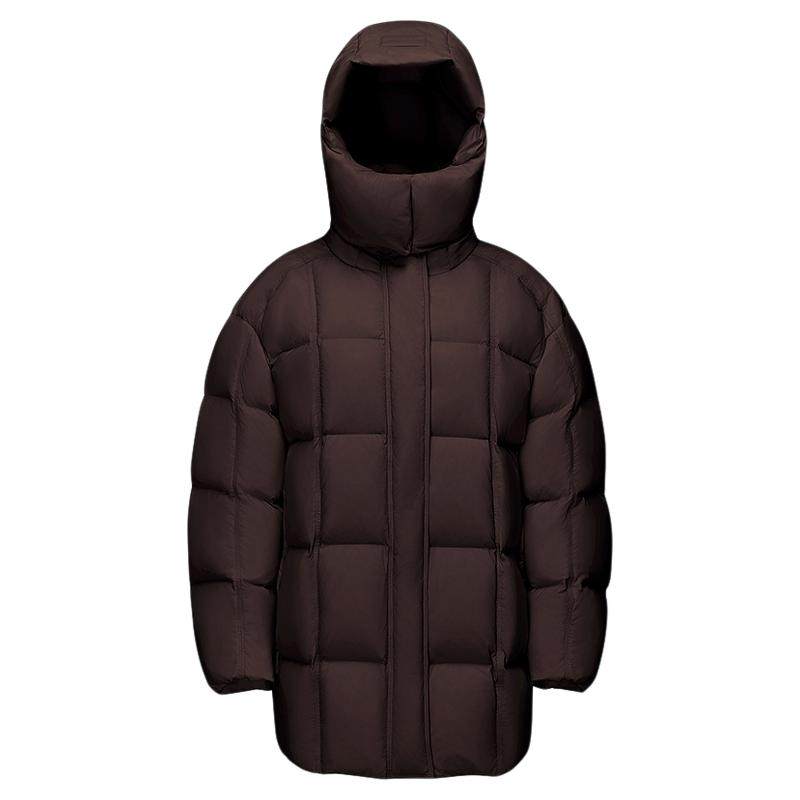 波司登新款冬季羽绒服女中长款时尚泡芙保暖宽松柔软高蓬90绒