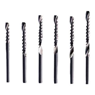 威特钨钢4mm单刃螺旋铣刀密度板切割单刃铣刀雕刻机刀头木工铣刀