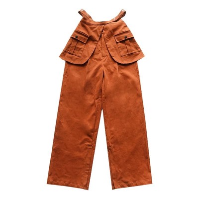 秋冬原创阔腿裤可拆卸加厚百搭