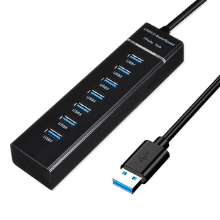usb3.0扩展器扩展坞台式机笔记本电脑集线器延长拓展hub多接口u盘键盘鼠标一拖四多口外接插口数据连接开关