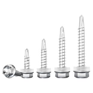 304/316/410不锈钢外六角钻尾螺丝自攻自钻燕尾钉3.9M4.2M4.8M5.5