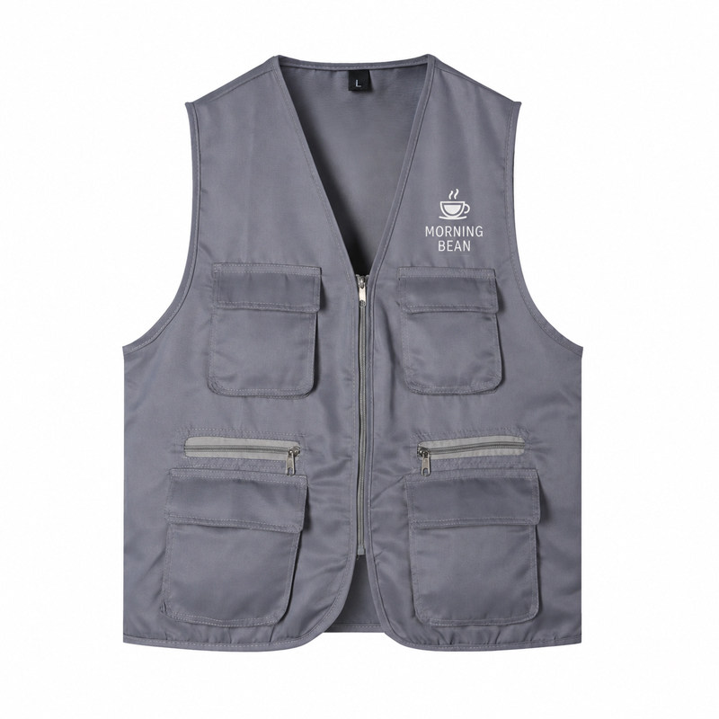 马甲工作服定制印字logo背心