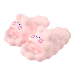 云朵拖鞋女款夏季2025新款家居室内防滑防臭踩屎感厚底外穿凉拖