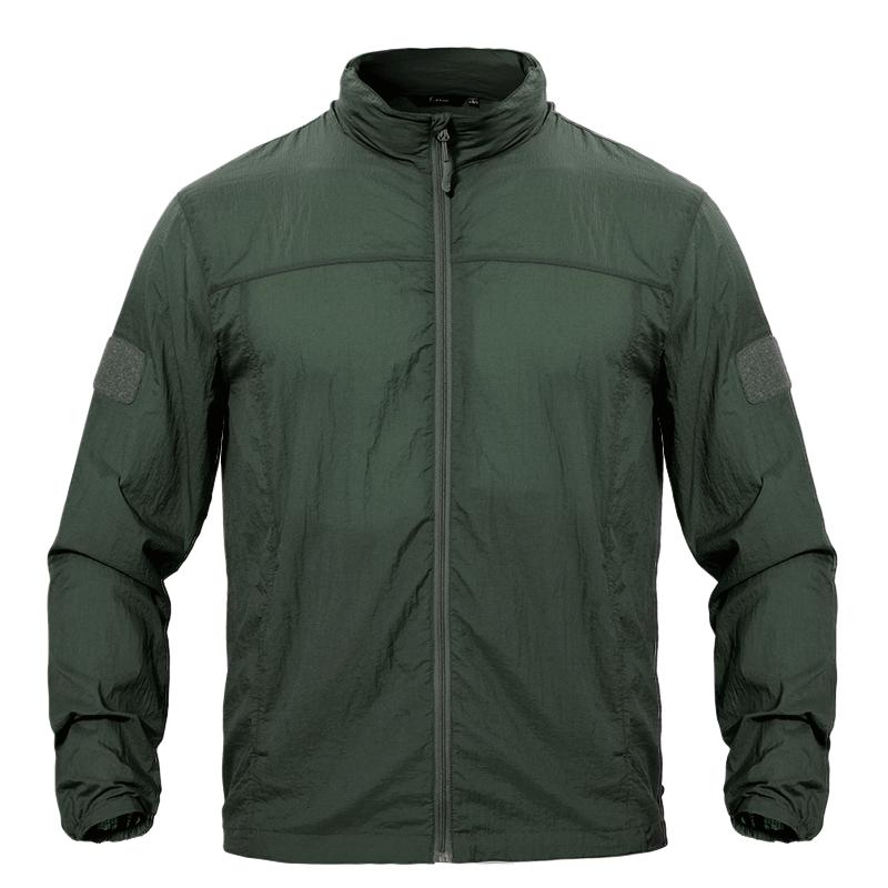 名鹏户外战术防晒服运动风衣男士夏季超薄透气速干外贸皮肤衣外套