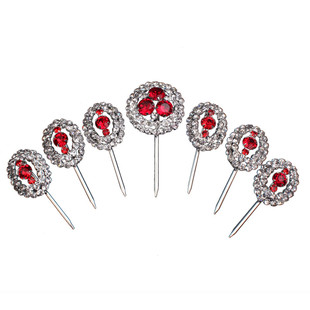 戏曲头饰女水钻七星泡子花旦青衣小姐双光头面京越剧包头用品全套