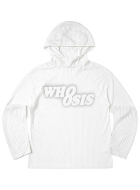 WHOOSIS（不知其名）印花镂空针织顿领针织长袖罩衫秋呼吸衫男女