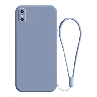 适用苹果10手机壳iPhone10X新款全包防摔液态硅胶保护套超薄男钢化膜款女带挂绳士生高级感ip10软壳i潮后外壳
