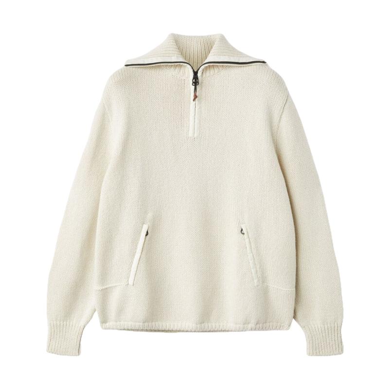 LoroPiana/诺悠翩雅男士针织衫羊绒防撕裂棉质肘部贴布罗纹新款