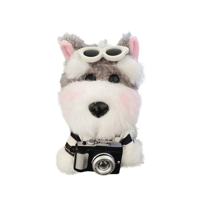 可爱雪纳瑞车载摆件屏幕装饰