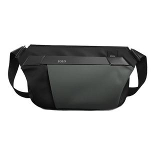 Polo斜挎包男时尚潮流机能风工装单肩包男包撞色百搭小挎包胸包