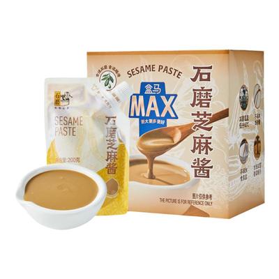 盒马MAX石磨芝麻酱200g*4袋