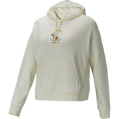 Adidas/阿迪达斯正品Neo女子宽松套头连帽长袖运动卫衣GU8165