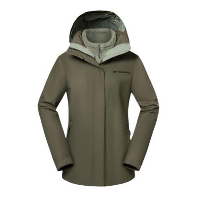 哥伦比亚三合一抓绒内胆冲锋衣