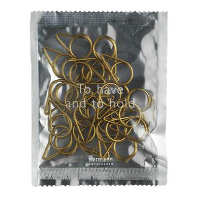 丹麦北欧桌面彩色回形针