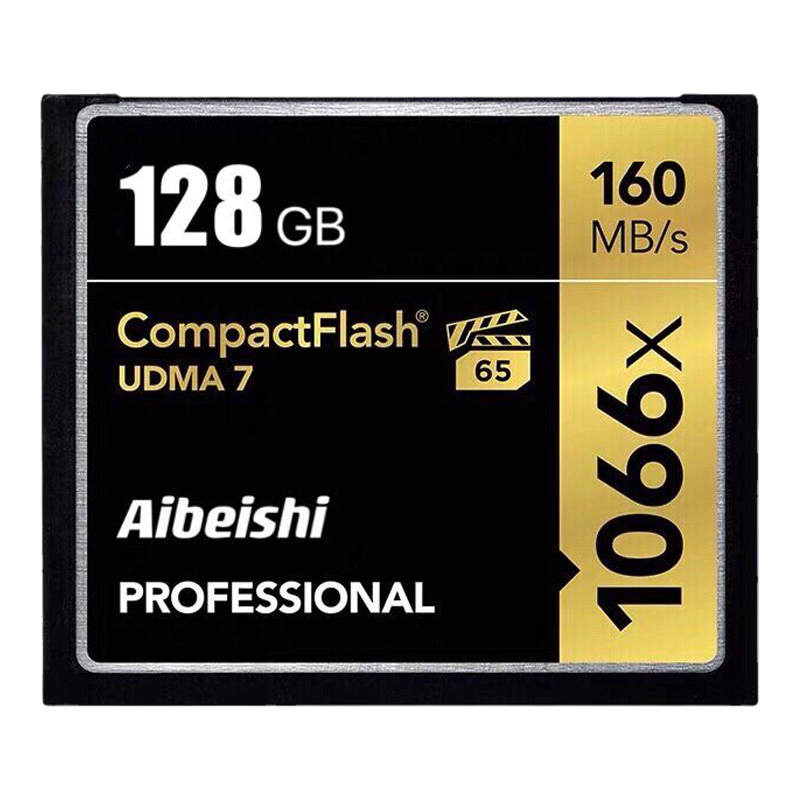 相机CF卡专用128G 1066x单反相机闪存卡4K高速连续拍摄160M/S 佳能尼康单反相机存储卡 D810 7D 5D3 5D4单反