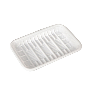 1912B生鲜托盘加厚一次性超市猪肉打包盒2013长方形猪肉熟食托盘
