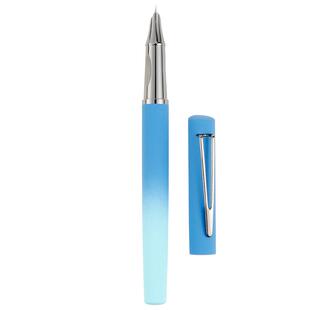 小学生专用钢笔极细0.28写作业三年级上册硬笔书法练字EF暗尖0.38墨囊式吸墨器金属包尖钢笔蓝色墨囊免费刻字