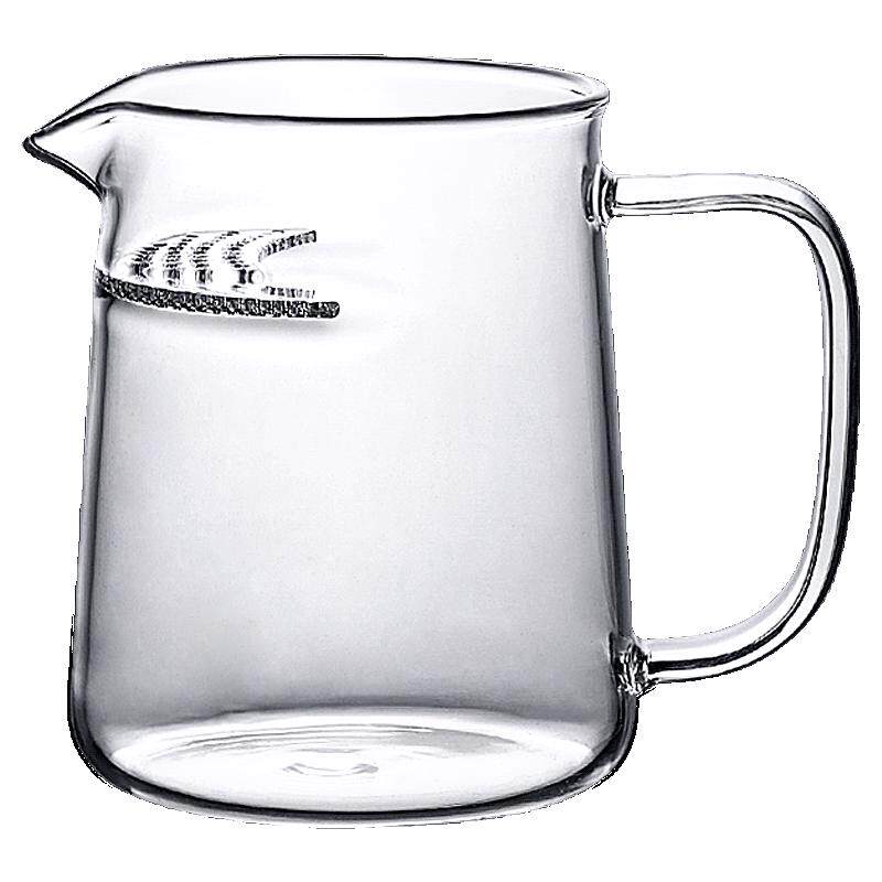 九土公道杯加厚耐热玻璃泡茶杯