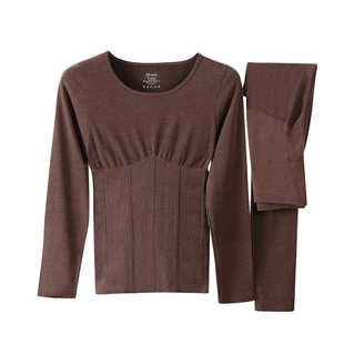 都市丽人保暖内衣女套装美体衣贴身塑形显瘦打底加厚发热秋衣秋裤