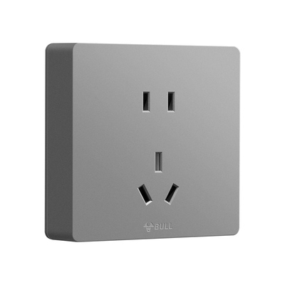 公牛明装插座超薄一开五孔