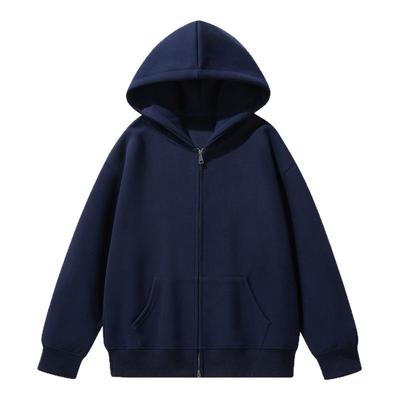 500克重磅秋冬加绒保暖卫衣开衫