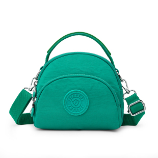 单肩斜挎手提包女2024新款迷你大容量两用尼龙牛津布包轻便手拎包