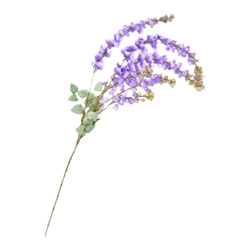 仿真阿勃勒紫藤花长枝假花串绢花