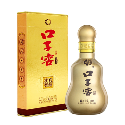 口子窖10年型50度100ml小酒单瓶装 十年型安徽兼香型白酒自饮