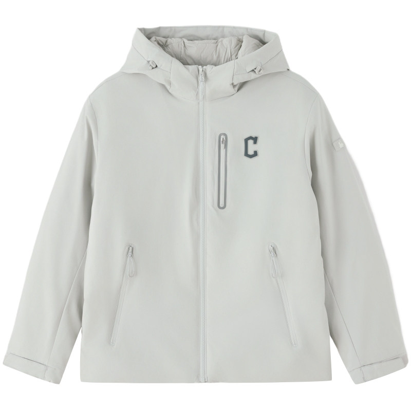 MLB冬NY情侣连帽防风鹅绒羽绒服