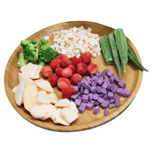 它福 蔬菜冻干桶香蕉苹果草莓拌狗粮牛奶柴犬维生素膳食 冻干果蔬