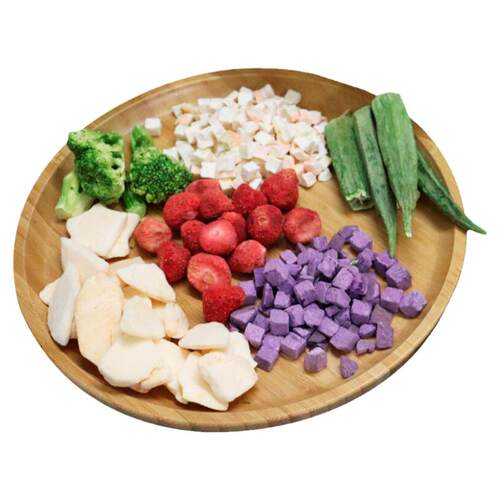 它福 蔬菜冻干桶香蕉苹果草莓拌狗粮牛奶柴犬维生素膳食 冻干果蔬