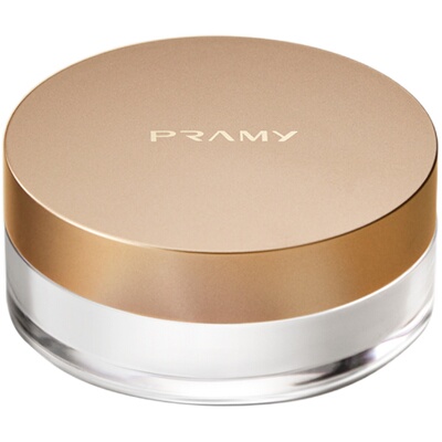 PRAMY/柏瑞美鎏金蜜粉盒分装盒便携带粉扑定妆粉盒