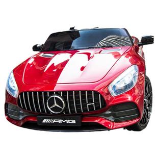 双人儿童电动车四轮汽车宝宝玩具车可坐人带遥控男女小孩童车奔驰