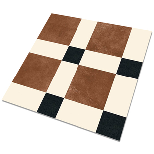 300x300法式柔光小花砖全瓷卫生间瓷砖厨房墙砖中古风精雕小地砖