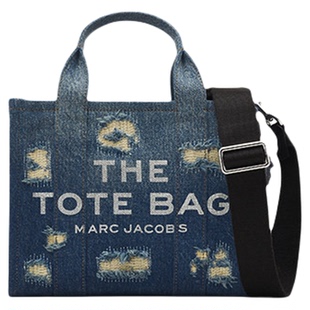 【七夕礼物】MARC JACOBS/莫杰 TOTE MJ 小号破洞斜挎托特包
