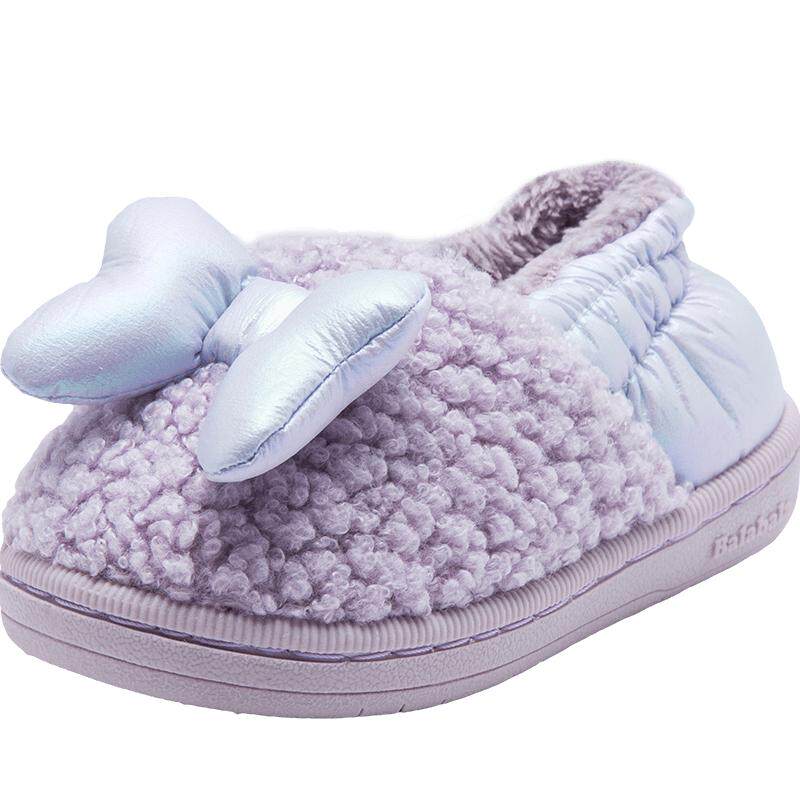 巴拉巴拉儿童棉鞋女童棉拖鞋男宝宝家居男童秋冬季新款大童亲子鞋