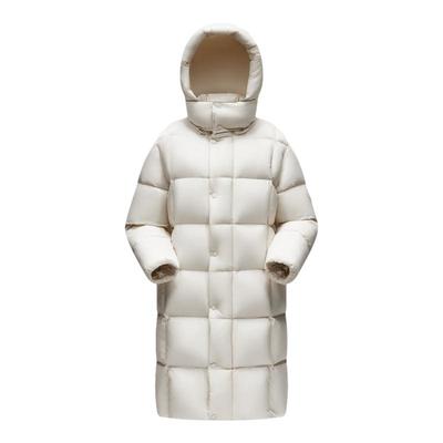 美力城长款羽绒服女三防95鹅绒