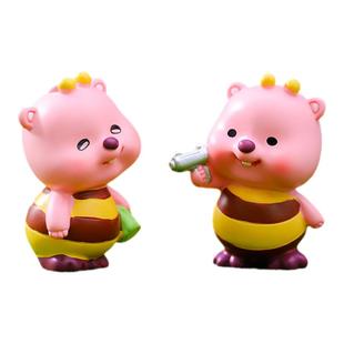 小蜜蜂露比loopy盲盒2024新款女孩 可爱网红海狸公仔奖品学生礼物