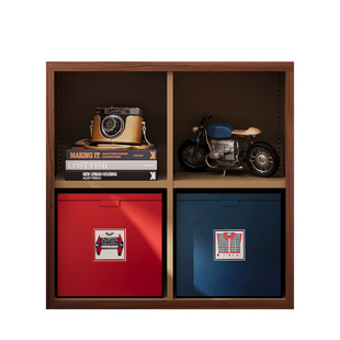 加厚碳钢书房书架客厅卧室小户型小空间多功能钢制格子柜收纳架子