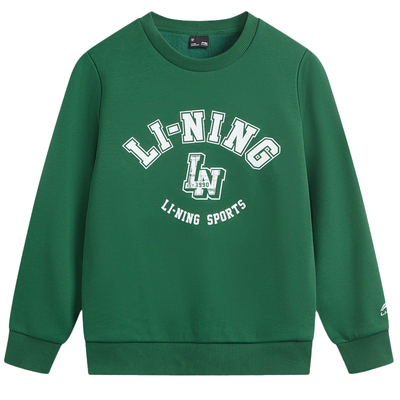 李宁儿童加绒卫衣卫裤套装运动服