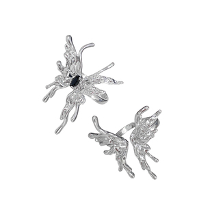 KANSAI小众设计蝴蝶戒指高级感个性指环夸张时尚开口可调节手饰品