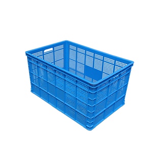 加厚塑料筐周转箱长方形水果筐子特大号框子一米镂空装货快递胶框