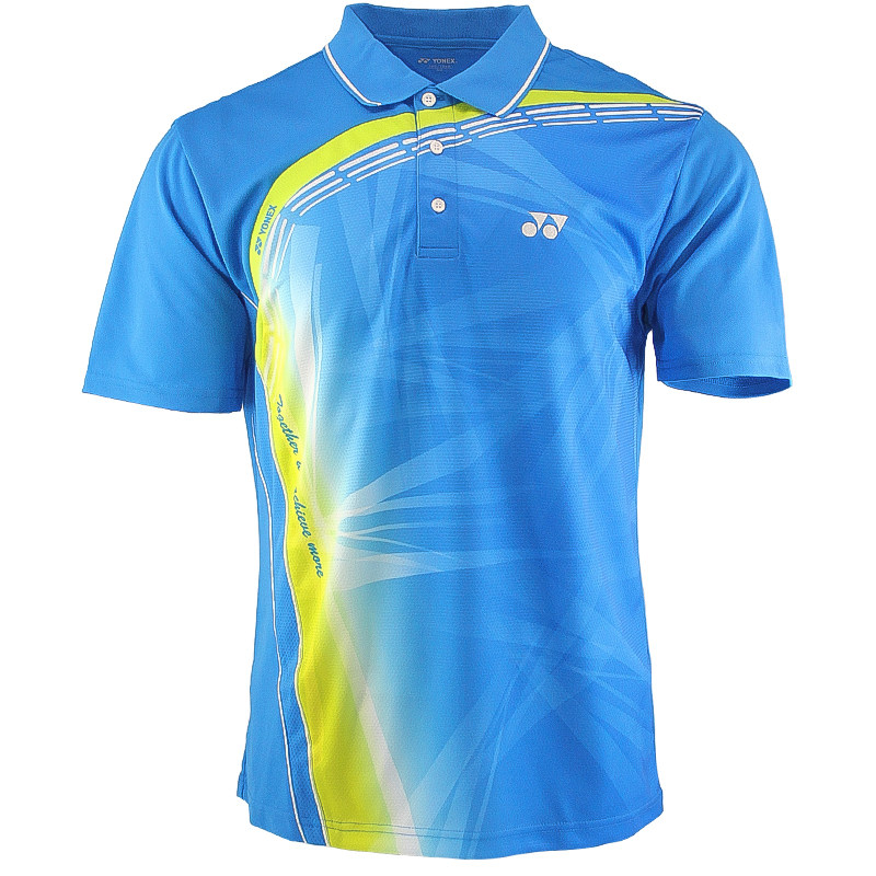 YONEX/尤尼克斯羽毛球服男女款透气速干T恤POLO衫翻领短袖上衣