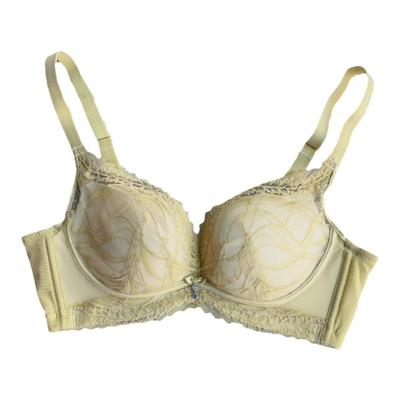 香蜜闺秀小胸性感文胸24112003亲肤棉无钢圈聚拢B杯中厚少女内衣