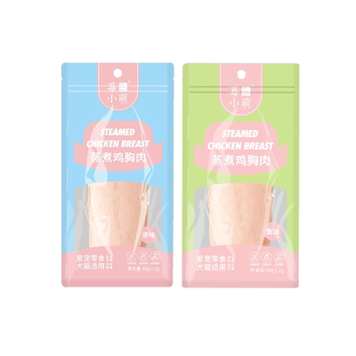 莓小萌蒸煮鸡小胸【0胶0淀粉0诱食】猫狗通用宠物零食营养鸡胸肉