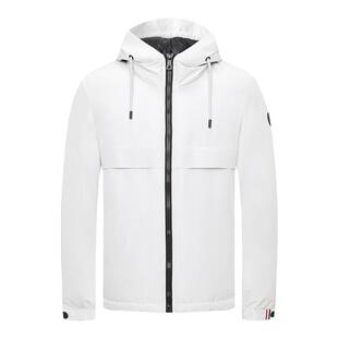 Navigare意大利小帆船防水短款羽绒服男冬季连帽外套保暖面包服