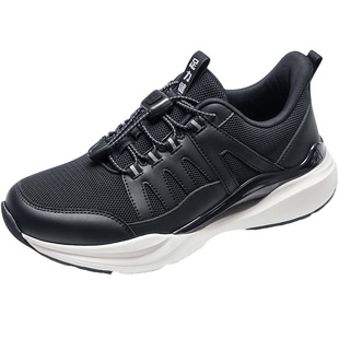 足力健老人鞋2026年春季老人鞋中老年助力健步鞋软底网面运动鞋