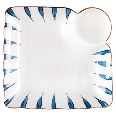 陶瓷盘家用饺子碗7.5英寸