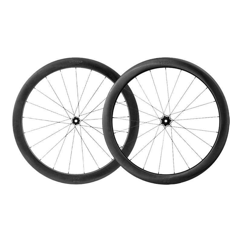 VOSO轮组Lite50碳纤维轮组公路车碳轮T1000车圈sapim辐条棘轮花鼓