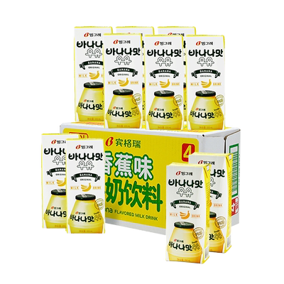 宾格瑞整箱200ml饮料韩国24盒